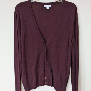 New York & Co. V-neck Button-up Cardigan